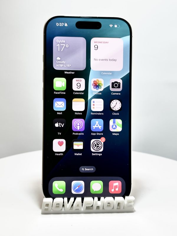 Apple iPhone 16 Pro Max (256GB)  - Akku: 97% - Szín: Natúr Titán