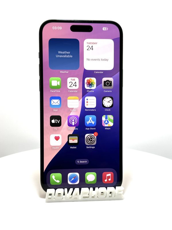 Apple iPhone 15 (256GB)  - Akku: 100% - Szín: Fekete