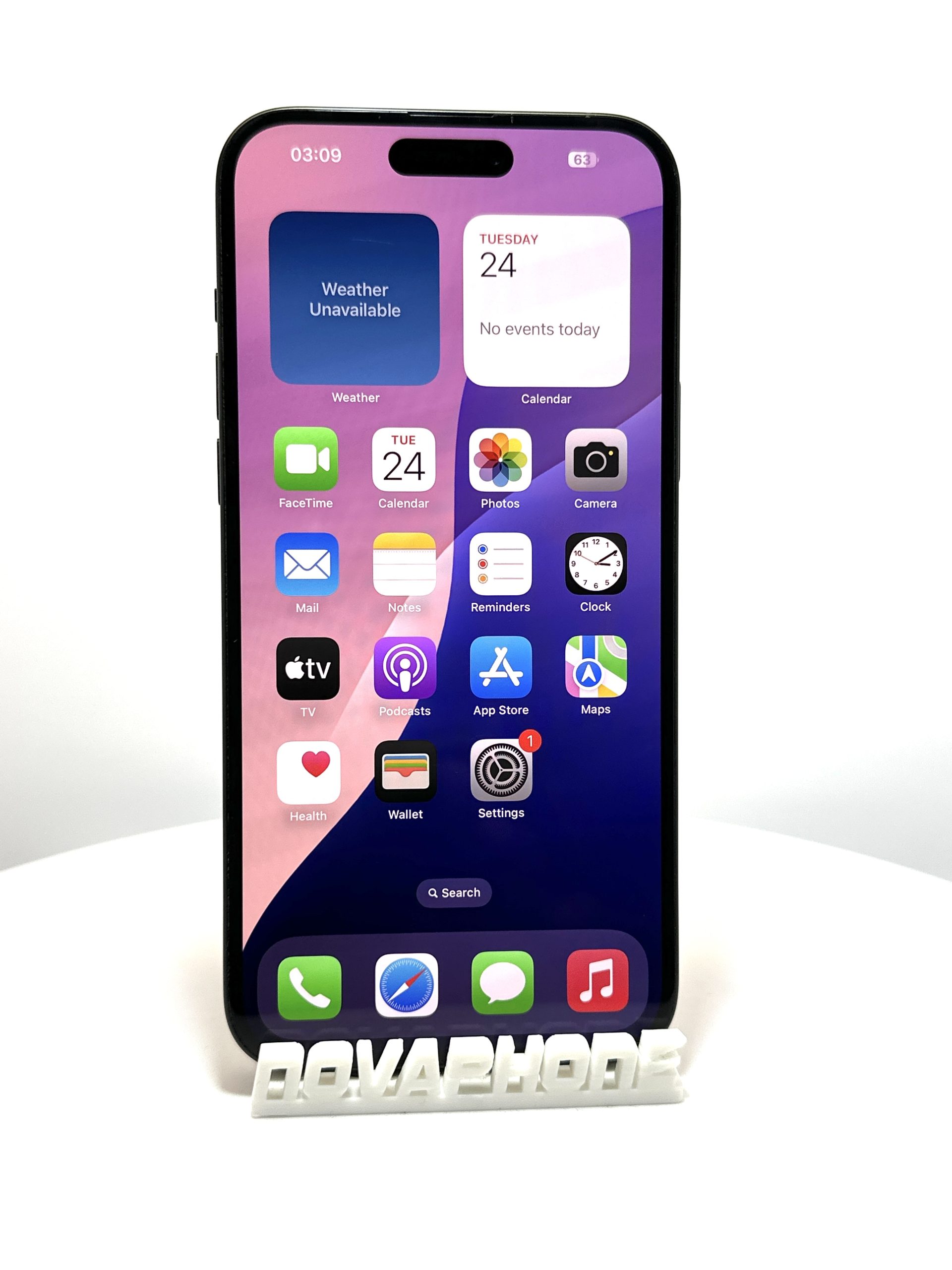 Apple iPhone 15 (128GB)  - Akku: 95% - Szín: Fekete