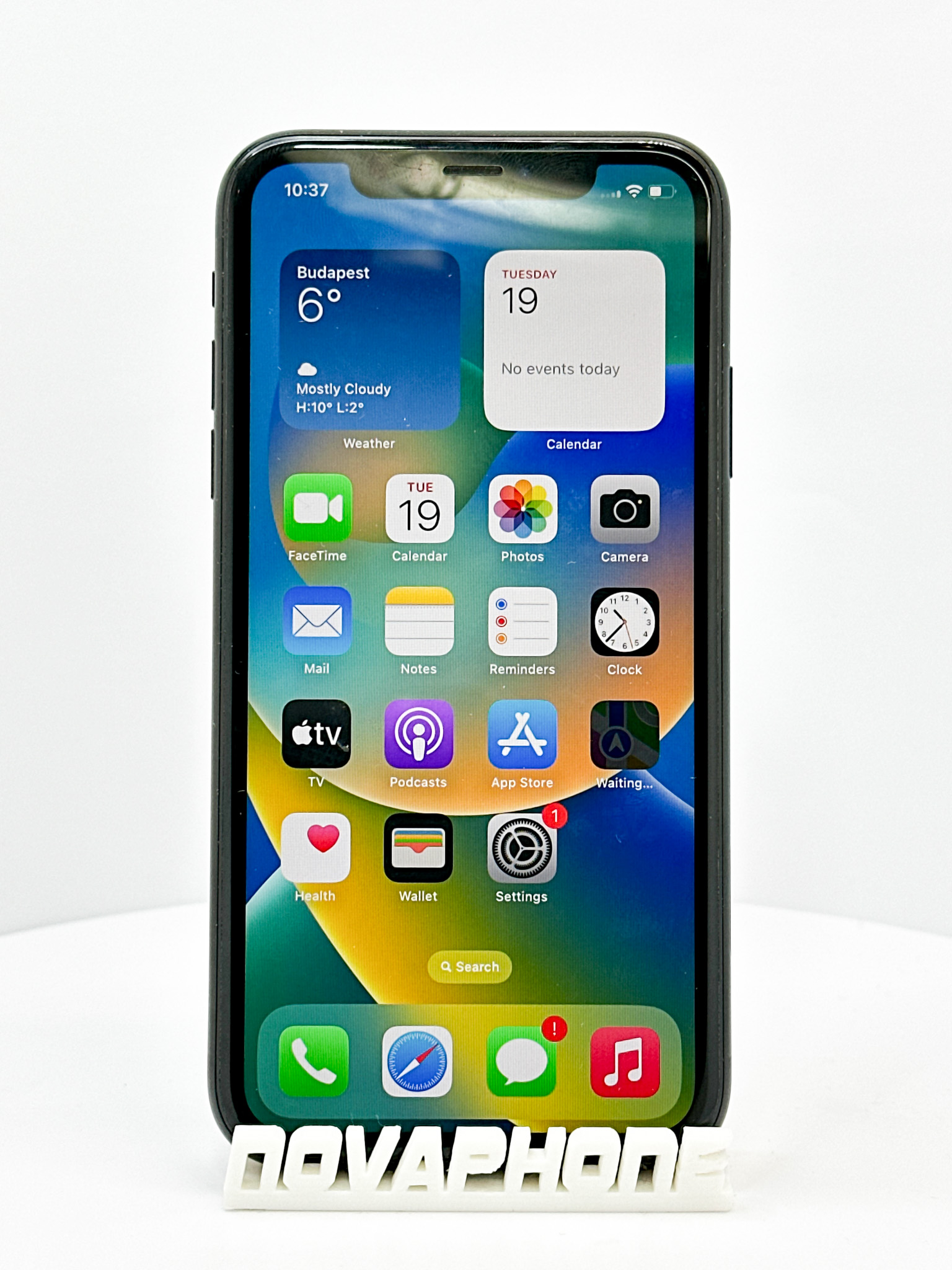 Apple iPhone XR (64GB) - Akku: 100% - Szín: Fekete