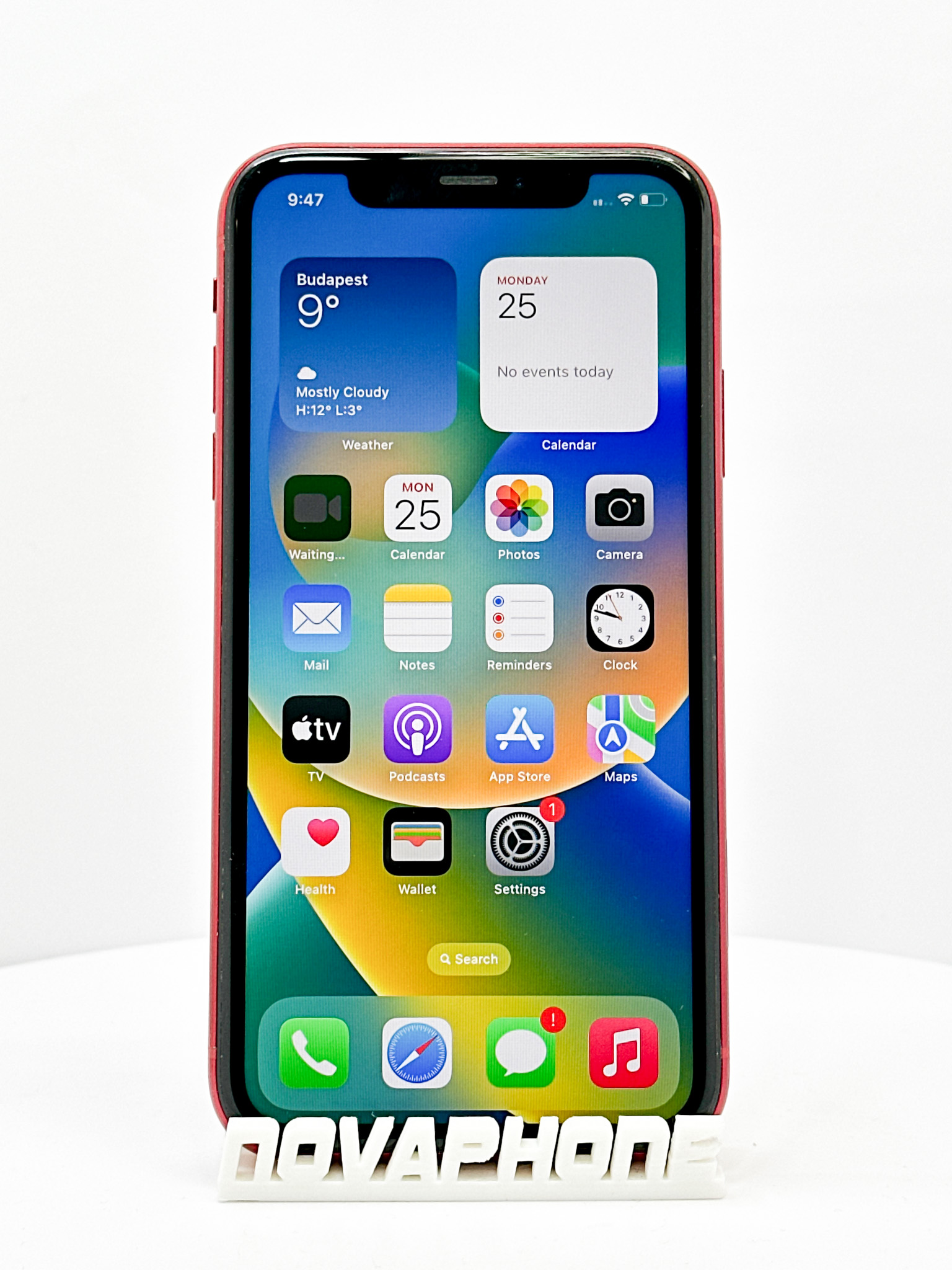 Apple iPhone XR (64GB) - Akku: 100% - Szín: Piros