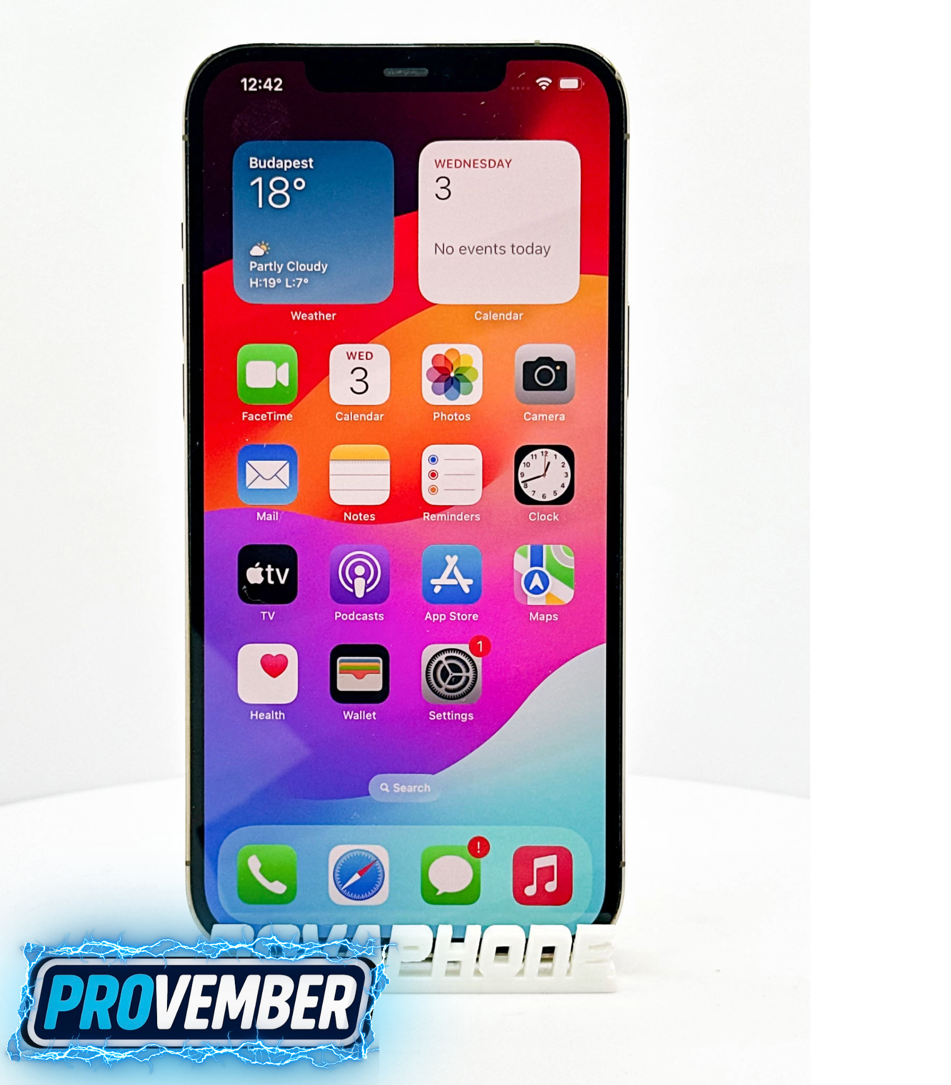 Apple iPhone 12 Pro Max (128GB) - Akku: 100% - Szín: Szürke